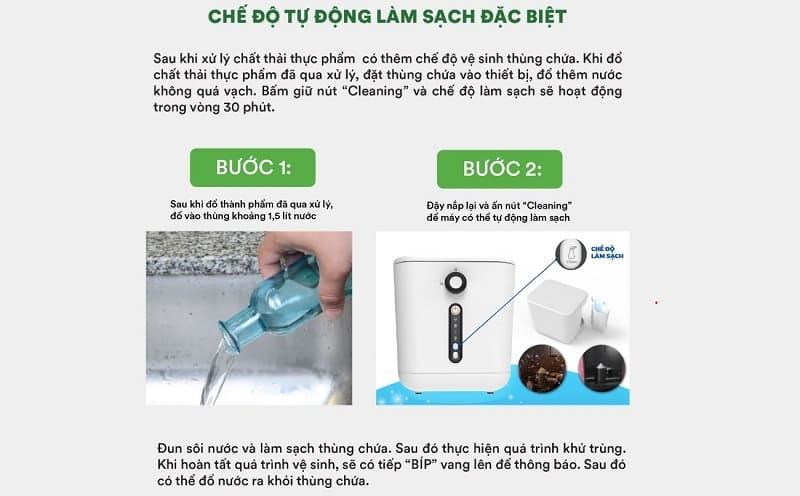 máy xử lý rác hữu cơ gia đình