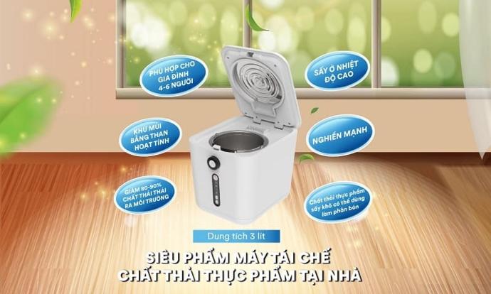máy xử lý rác hữu cơ gia đình