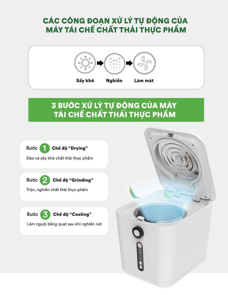 thùng rác hữu cơ tự hủy