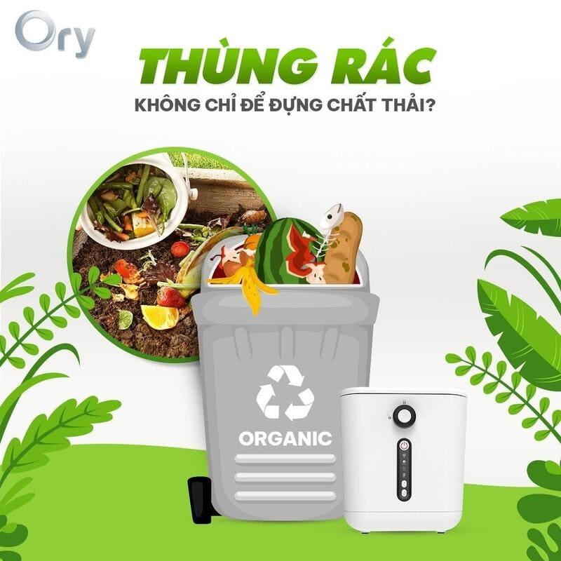 thùng rác hữu cơ tự hủy