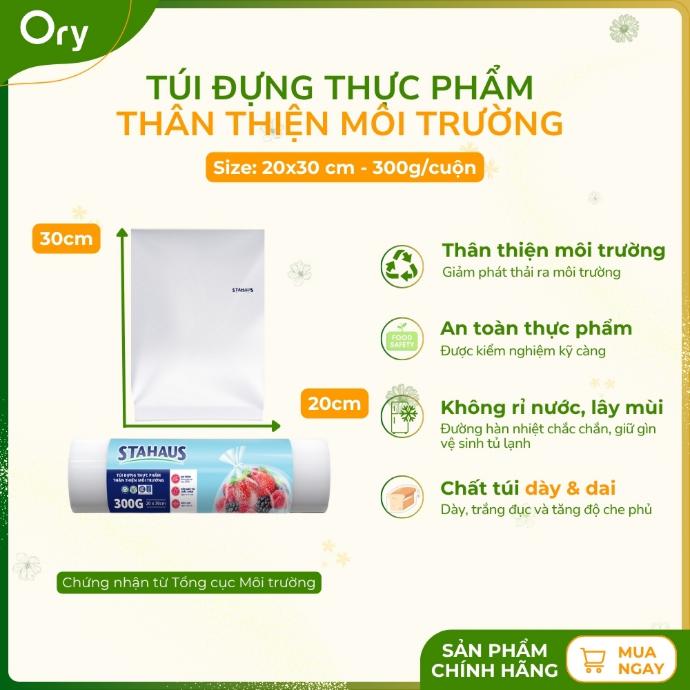 Túi Đựng Thực Phẩm TTMT STAHAUS 20x30cm (300G/cuộn)