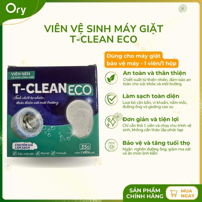 Viên Vệ Sinh Máy Giặt T-Clean – Làm Sạch, An Toàn Cho Máy Giặt